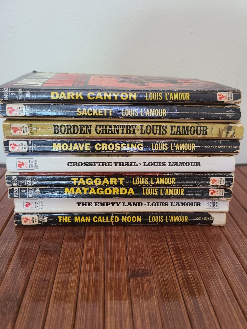 Nine Vintage Louis L'Amour Western  Novels